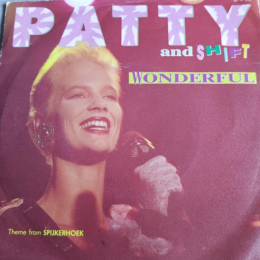 Patty and Shift - Wonderful (Theme from Spijkerhoek), Gebruikt, 7 inch, Ophalen of Verzenden, Pop