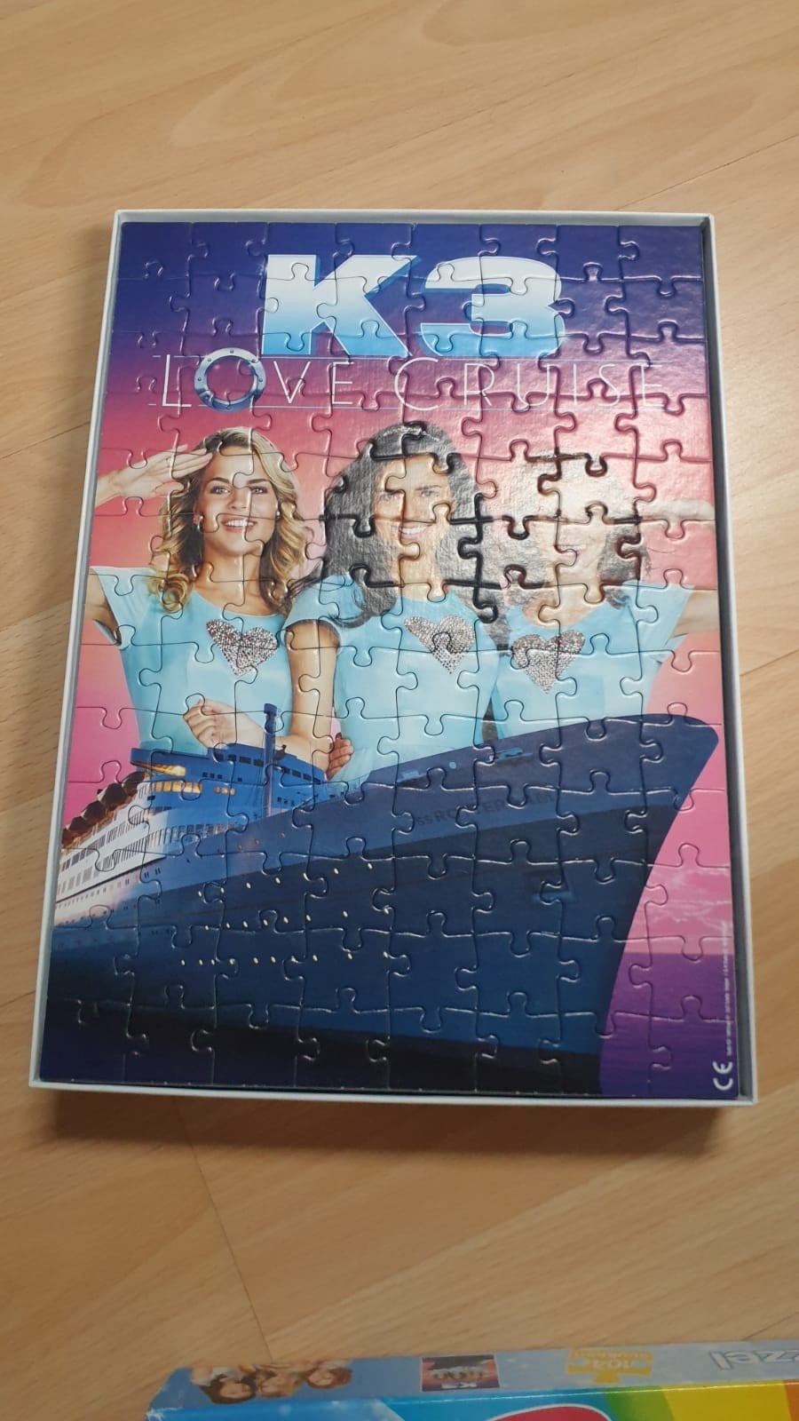 K3 Love Cruise Puzzel - 104 stukjes, Ophalen of Verzenden, Meer dan 50 stukjes, Zo goed als nieuw, 6 jaar of ouder