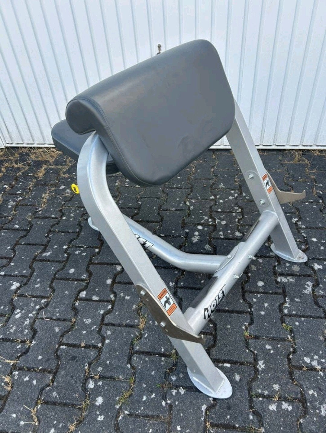 Hoist Fitness Bicep Curl Bench, Ophalen, Rug, ., Zo goed als nieuw