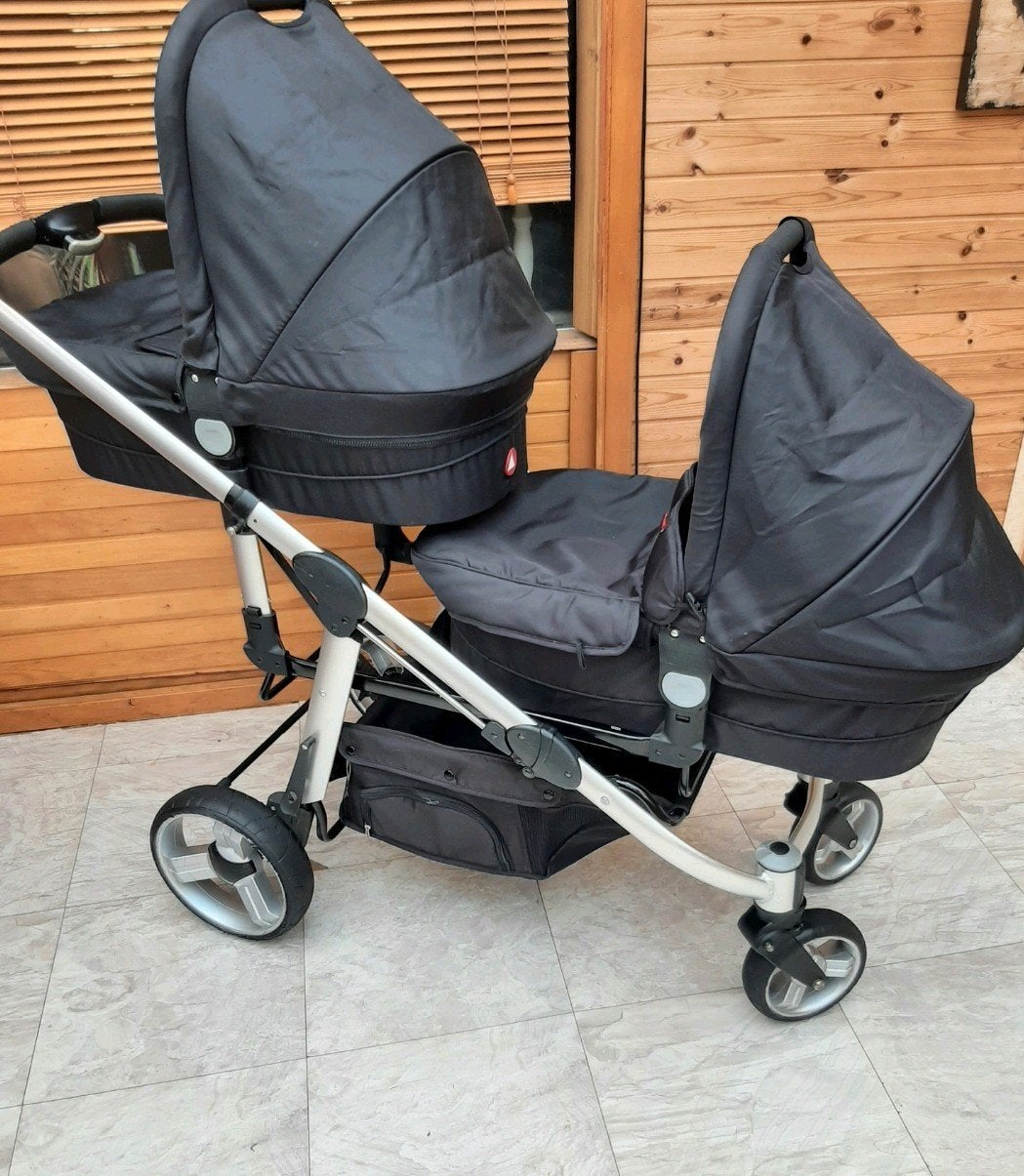 Topmark kinderwagen Tweeling Duo Dubbele, Kinderen en Baby's, Ophalen, Kinderwagen of Buggy