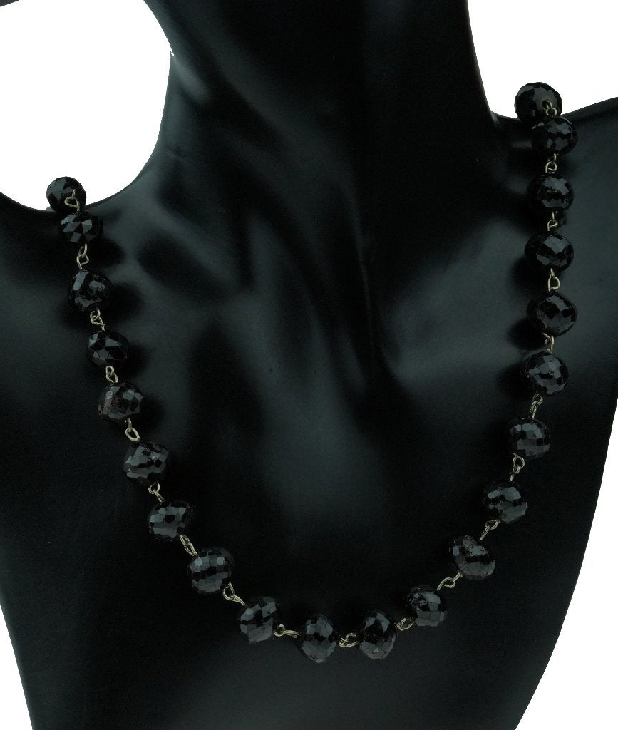 Granaat antieke ketting 14k slot goud fraai vintage zilver, Sieraden, Tassen en Uiterlijk, Antieke sieraden, Verzenden, Goud, Ketting