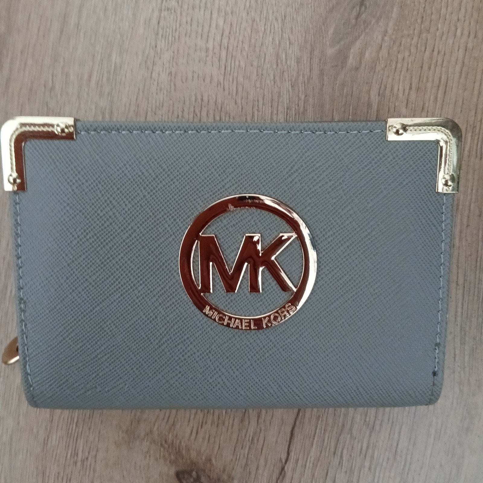 Michael Kors portemonnee - Zo goed als nieuw, Sieraden, Tassen en Uiterlijk, Ophalen of Verzenden, Zo goed als nieuw, Grijs, Overige merken