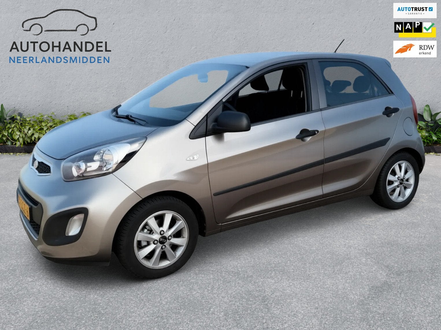 Kia Picanto 1.0 CVVT Comfort Pack dealer onderhouden airco u, Voorwielaandrijving, Euro 5, 400 kg, Origineel Nederlands