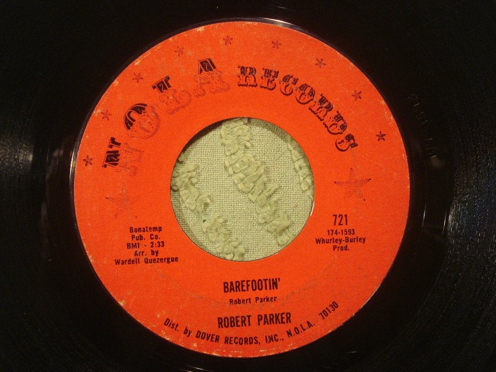 Robert Parker 7" Vinyl Single: Barefootin’ (USA), Ophalen of Verzenden, Gebruikt, 7 inch, Pop