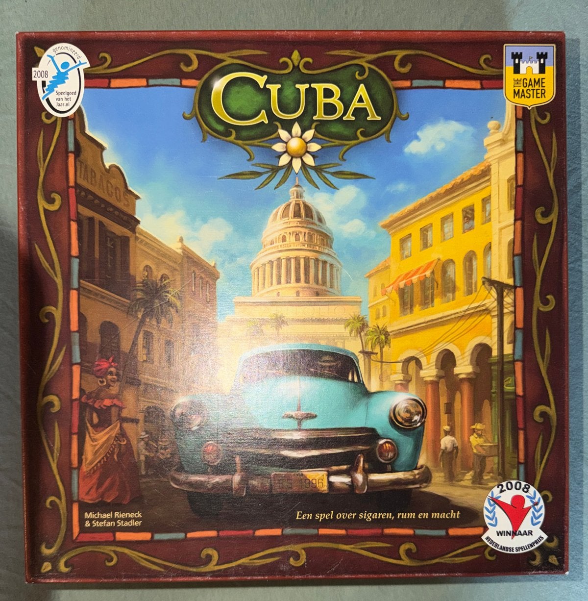 Cuba Bordspel - Strategisch spel over sigaren, rum en macht, Drie of vier spelers, Ophalen of Verzenden, Zo goed als nieuw