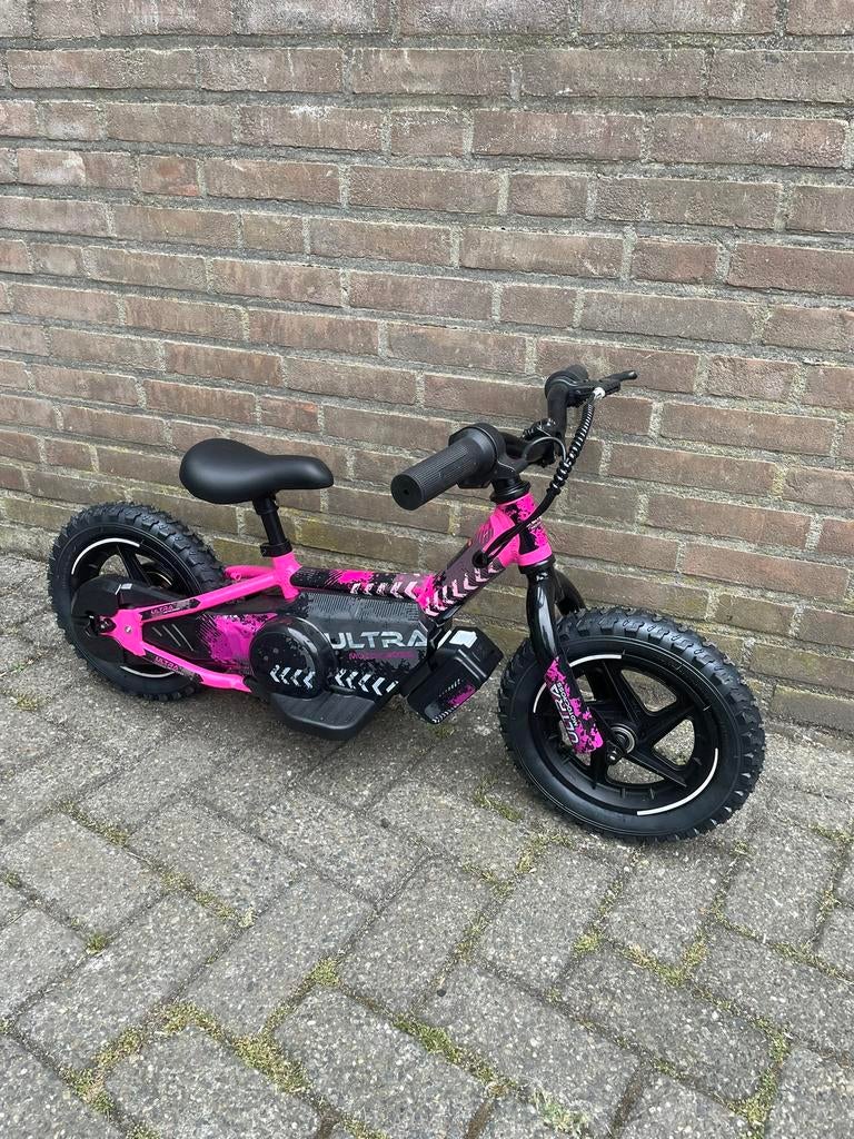12 inch elektrische loopfiets roze nieuw €279,00, Ophalen, Nieuw, Overige typen