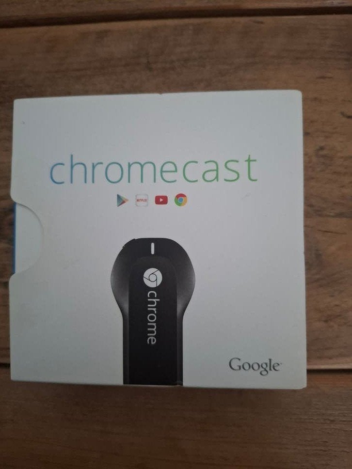Google Chromecast (1e generatie) - Stream media naar je tv, Ophalen of Verzenden, Zo goed als nieuw, HDMI, Zonder harde schijf