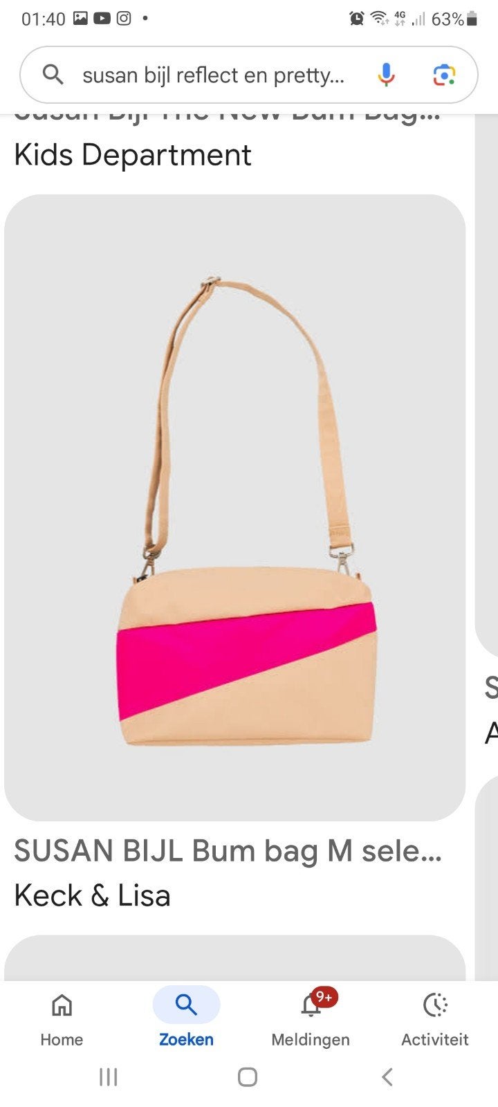 SUSAN BIJL Shopping Bag, select en pretty pink, Ophalen of Verzenden, Roze