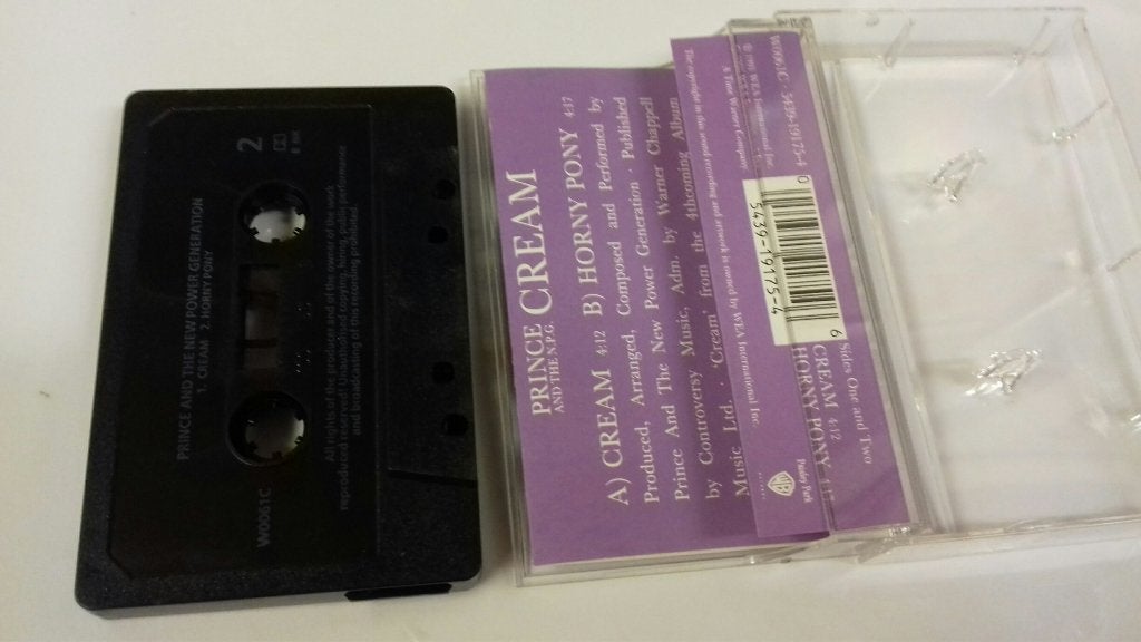 Prince CASSETTE SINGLE Cream Engeland, Cd's en Dvd's, Cassettebandjes, Gebruikt, 1 bandje, Ophalen of Verzenden, NvT