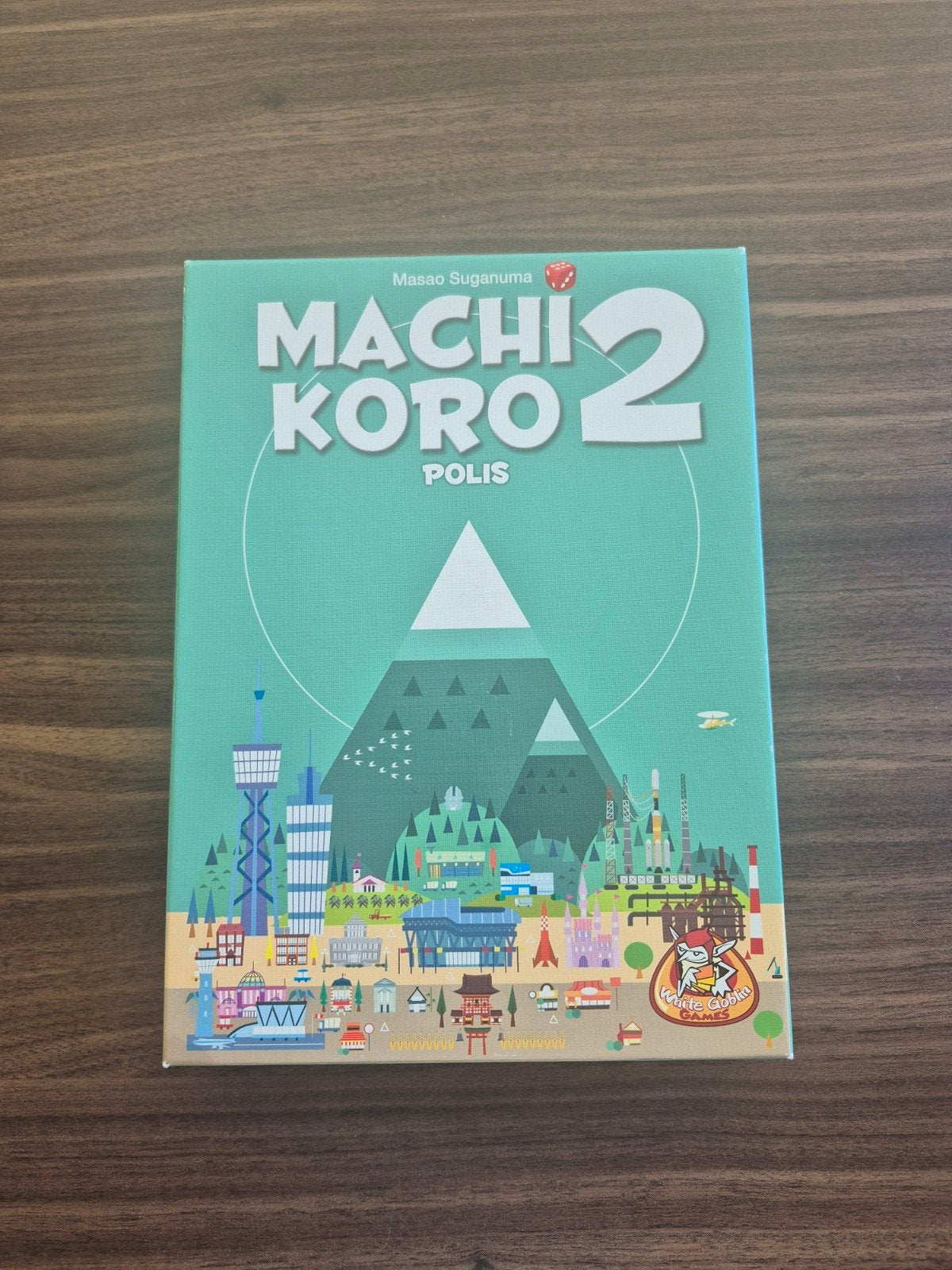 Machi Koro 2 Polis Bordspel - Zo goed als nieuw, Hobby en Vrije tijd, Gezelschapsspellen | Bordspellen, Zo goed als nieuw, Een of twee spelers