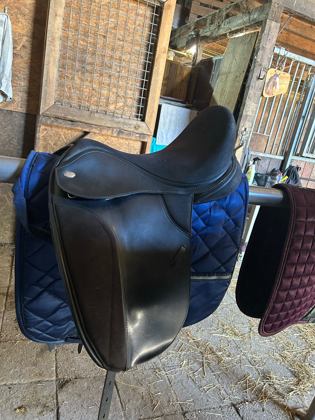 Thorowgood T4 17” met verstelbaar kopijzer, Ophalen, Gebruikt, Dressuur, Thorowgood