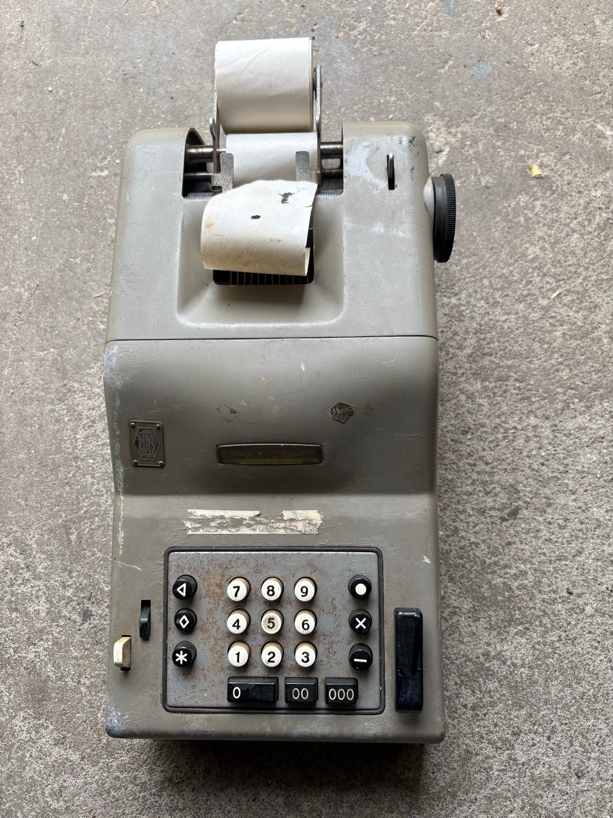 Antieke RUF Olivetti Vinkelkassa / Optelmachine, Ophalen of Verzenden