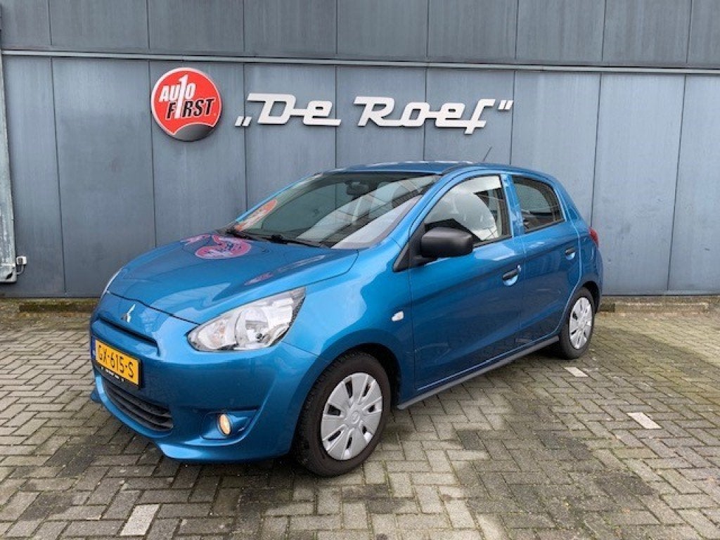 Mitsubishi SPACE STAR 1.0 ENTRY AIRCO, Voorwielaandrijving, Met garantie (alle), Blauw, Handgeschakeld