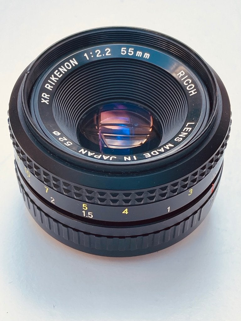 Ricoh - XR Rikenon 55mm f2.2 of 50mm f2.0 (PK mount), Ophalen of Verzenden