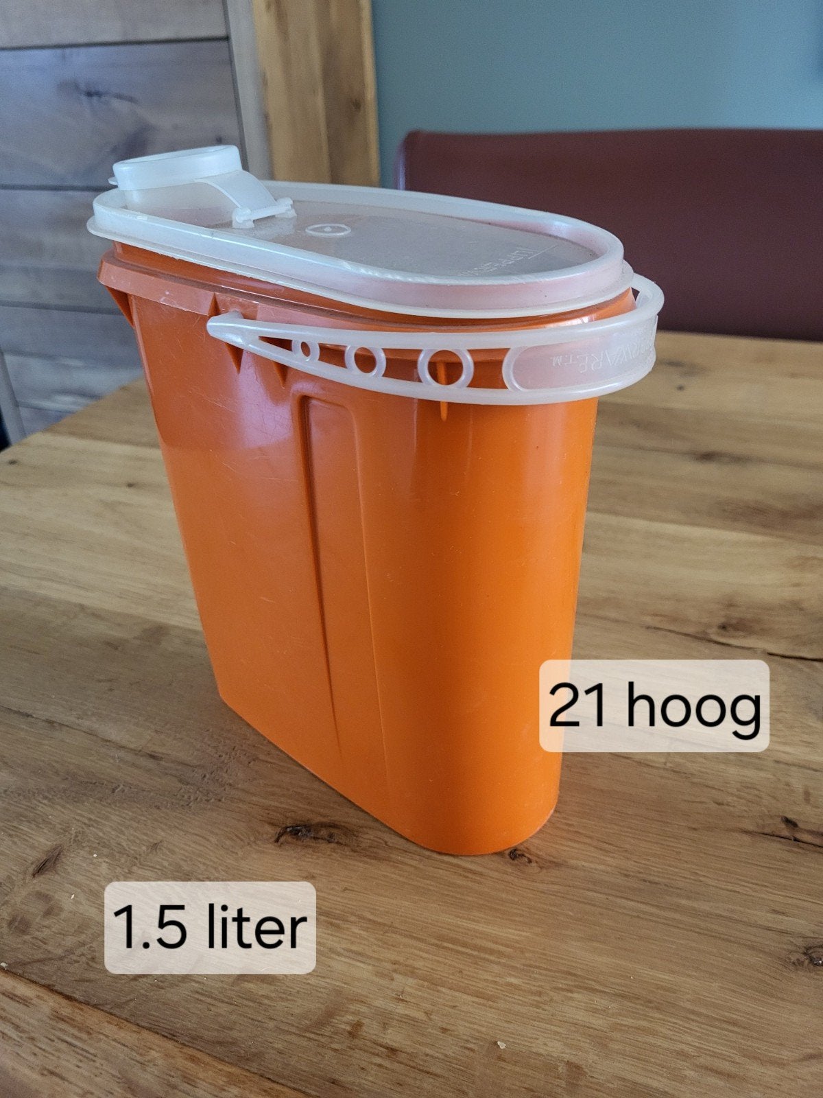 drinkkan  tupperware, Ophalen of Verzenden, Beker of Kan