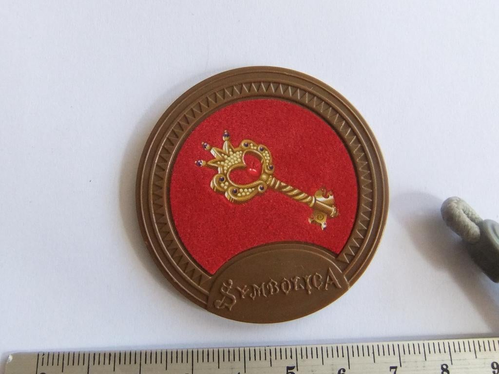 efteling  symbolicamunt  nr 24 fantasia sleutel 5cm, Verzamelen, Efteling, Verzenden, Zo goed als nieuw, Overige typen