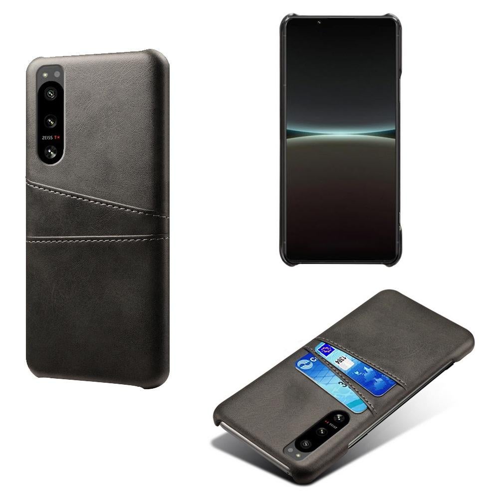 Backcover + Glas Screenprotector voor Xperia 5 IV _ Zwart, Verzenden, Nieuw, Hoesje of Tasje