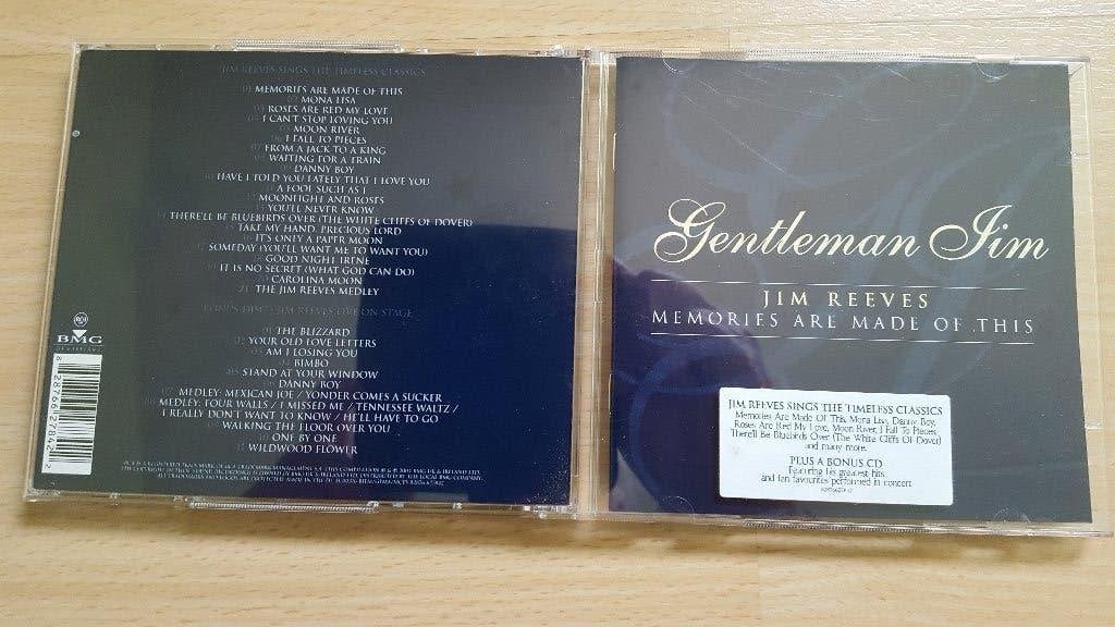 Jim Reeves-Gentleman Jim 2CD Timeless Classics met bonus CD, Ophalen of Verzenden, 2000 - 2009, Zo goed als nieuw