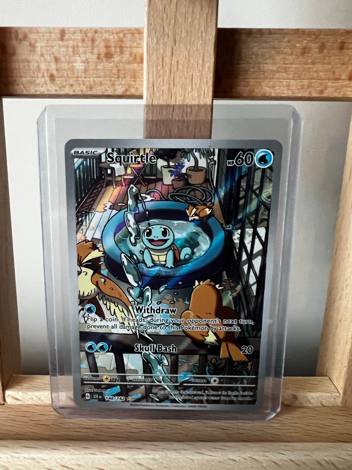 Pokemon TCG: Squirtle #148 Pokemon Stellar Crown, Hobby en Vrije tijd, Verzamelkaartspellen | Pokémon, Ophalen of Verzenden, Zo goed als nieuw