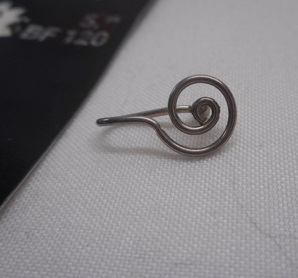 Zilveren neus piercing clips (zonder gaatje) nr.2028, Sieraden, Tassen en Uiterlijk, Piercings, Verzenden, Zo goed als nieuw, Zilver