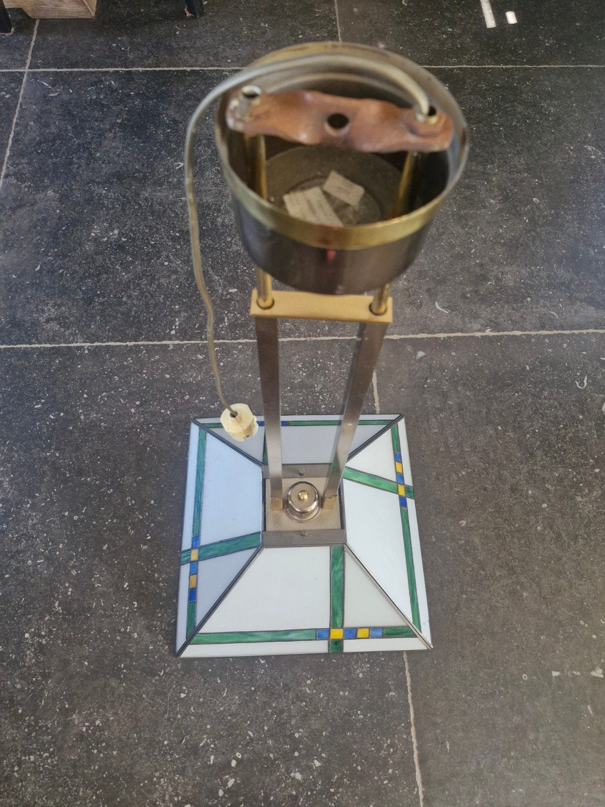 Tiffany Stijl hanglamp  van Lustrerie Deknudt, Ophalen