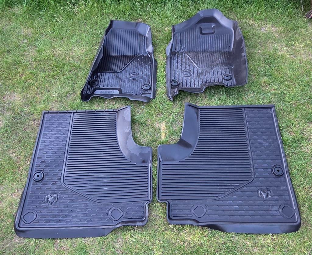 Dodge Ram Laramie originele rubberen matten, Auto diversen, Automatten, Ophalen of Verzenden, Gebruikt