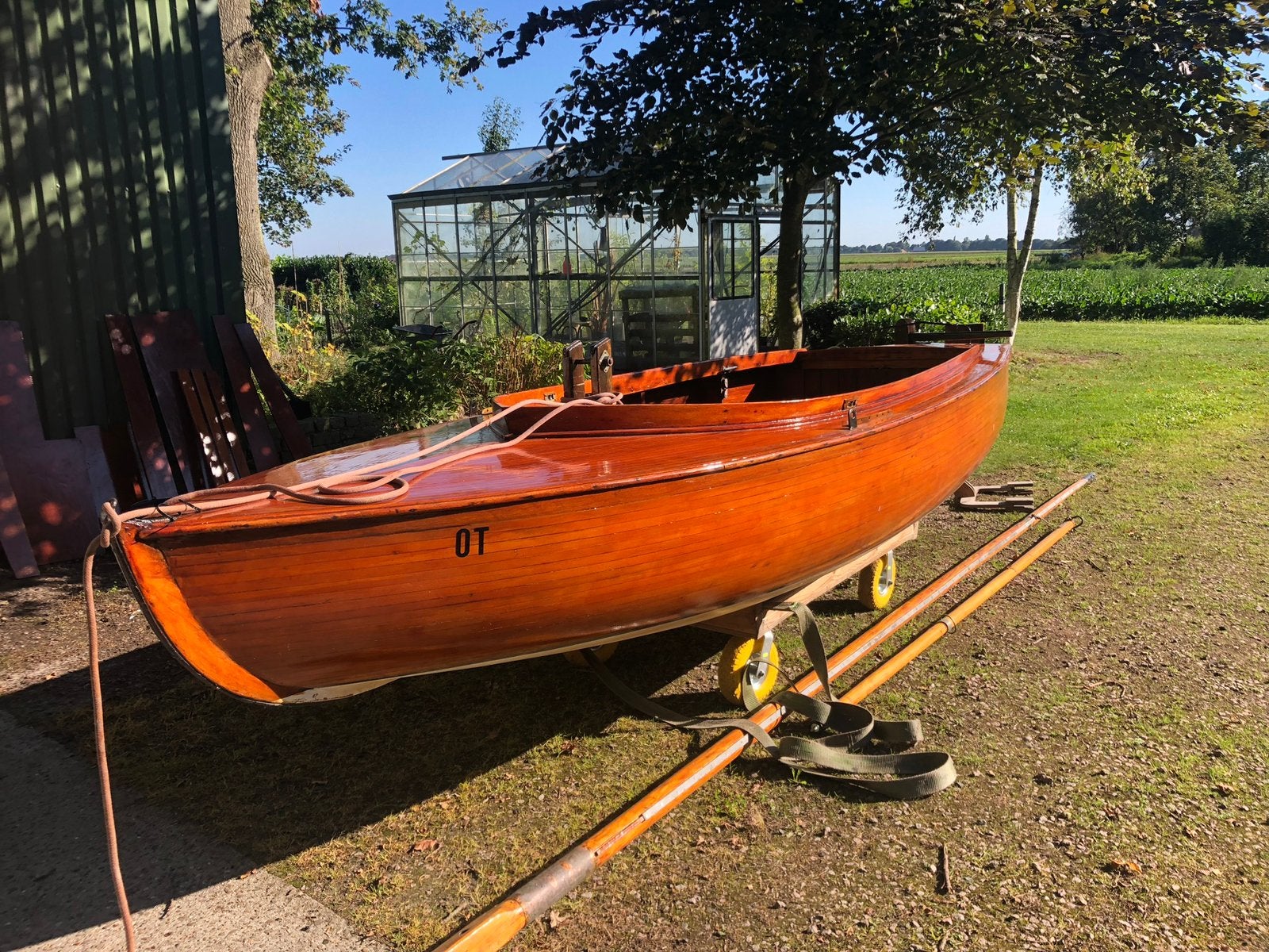Klassieke houten BM12 zeilboot, Ophalen, Gebruikt, Hout
