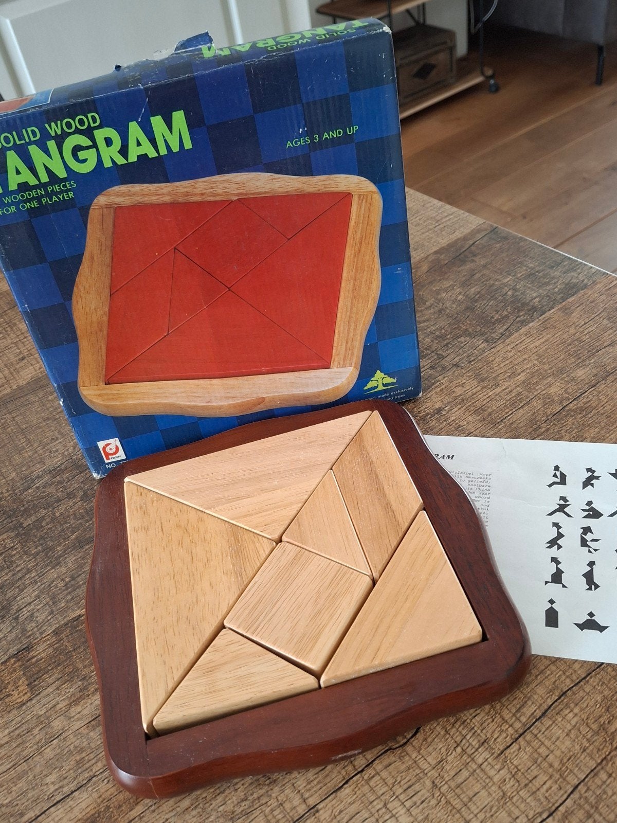 Tangram houten versie, Ophalen of Verzenden
