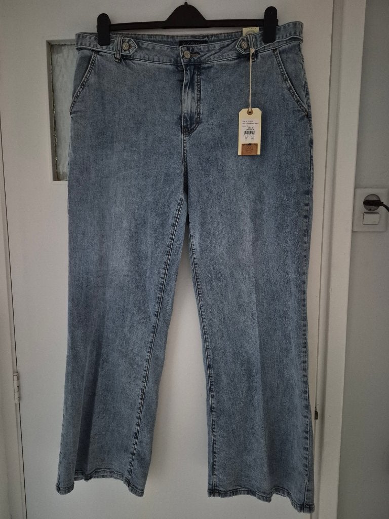 NIEUW spijkerbroek wijde pijpen red button maat 46, Blauw, Overige jeansmaten, Nieuw, Ophalen of Verzenden