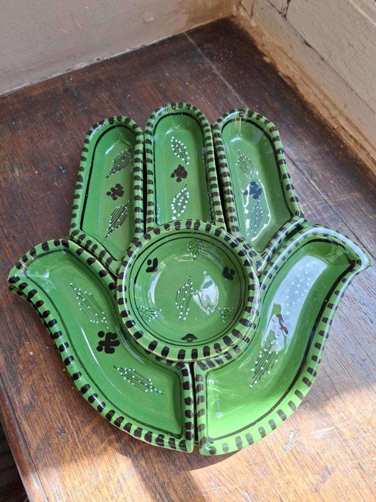 Hamsa schaal set, tapas / borrel schaal, Huis en Inrichting, Ophalen of Verzenden
