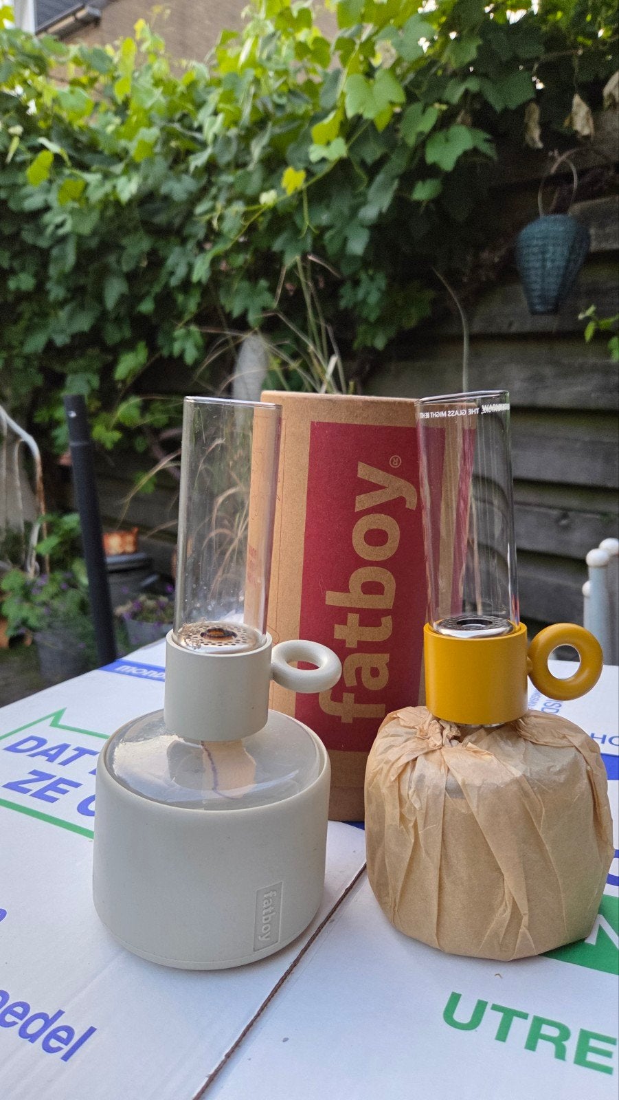 Fatboy Flamtastique Olielamp XS, Ophalen of Verzenden, Nieuw, Geel, Overige merken