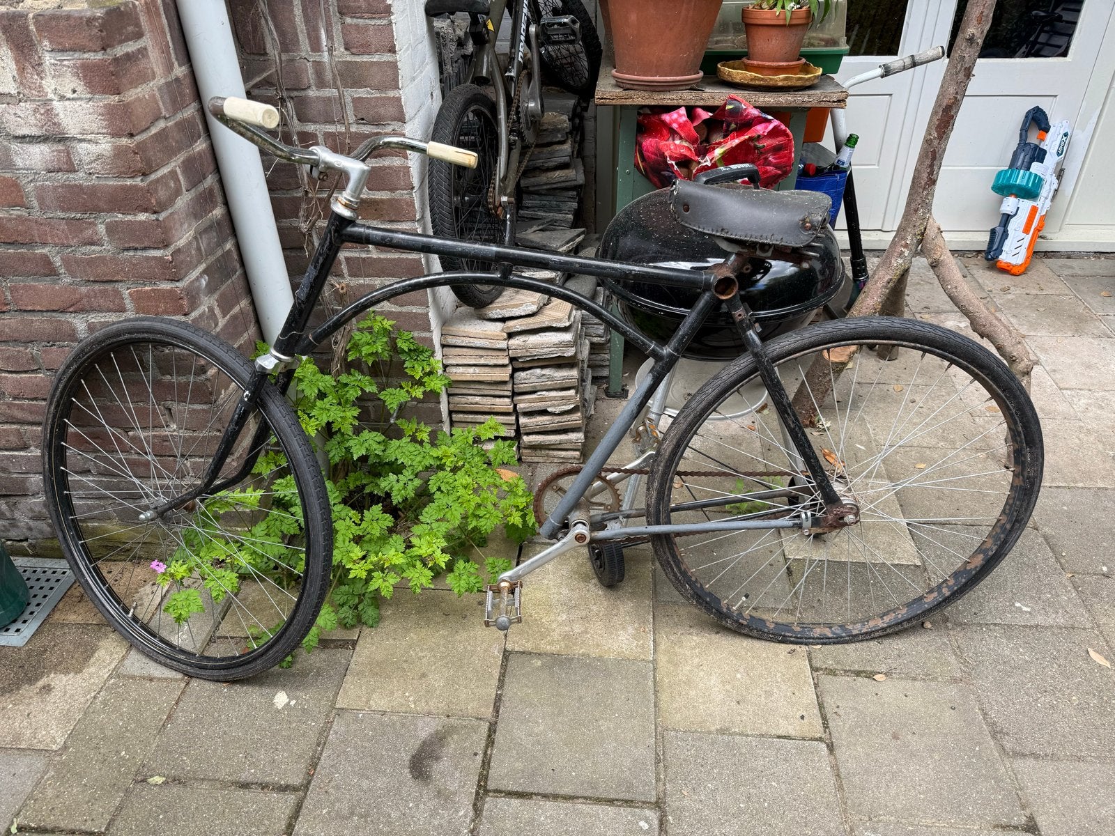 Opoe Fiets / Cruiser - Opknapper, 55 tot 59 cm, Ophalen, Gebruikt, Staal