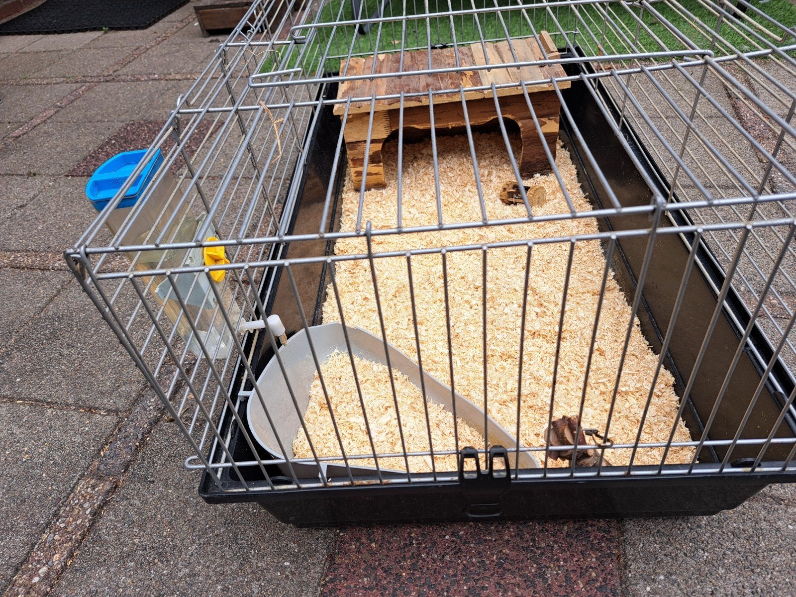 Gratis cavia of konijnen kooi, Ophalen, Gebruikt, 75 tot 110 cm, Minder dan 65 cm