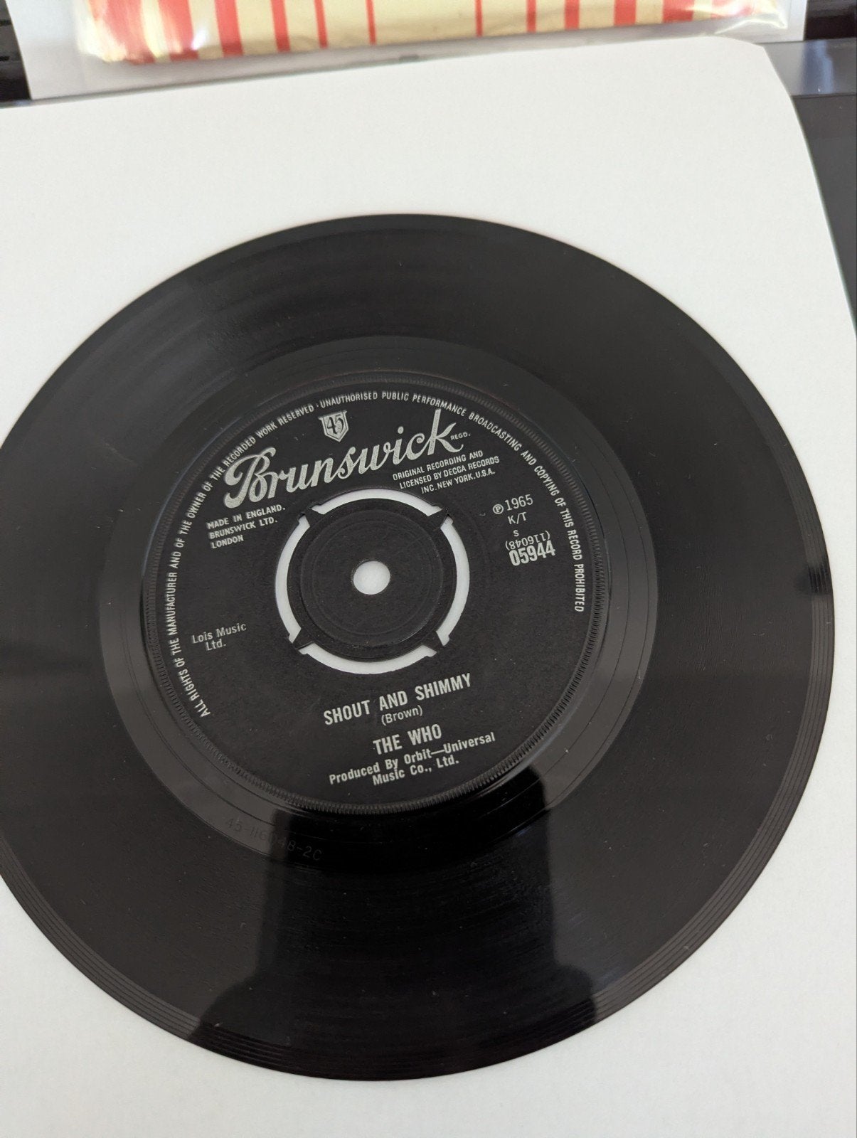 The Who - My Generation ( vinyl single), Ophalen of Verzenden, Gebruikt, 7 inch, Pop