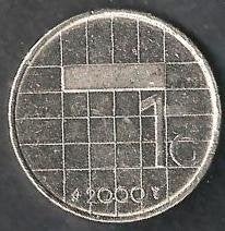 1 gulden 2000. ADV. no.46 S., Postzegels en Munten, Munten | Nederland, Verzenden, Koningin Beatrix, 1 gulden, Losse munt