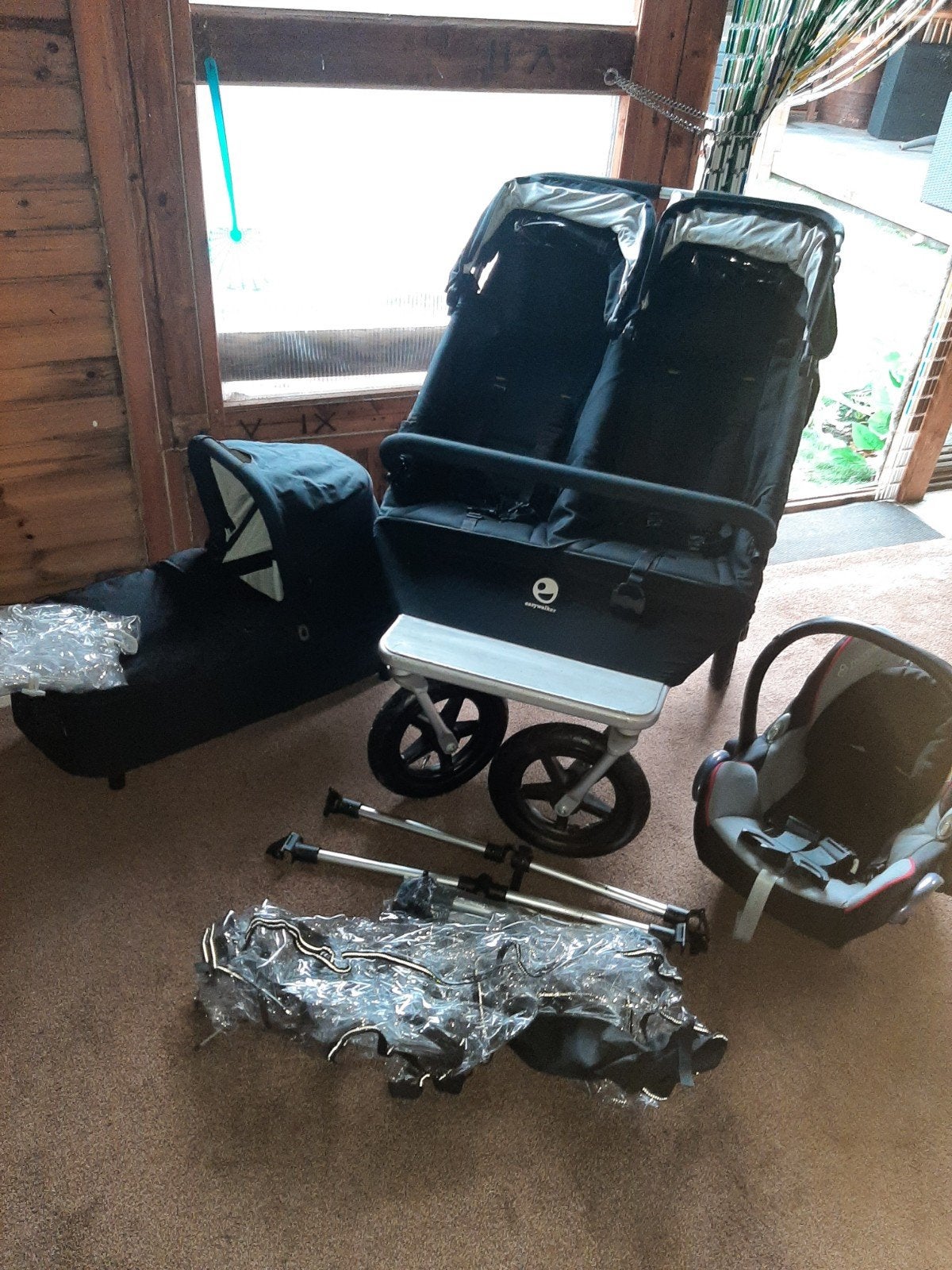Easywalker Kinderwagen Duo Dubbele - Nette staat, Gebruikt, Luchtbanden, Ophalen, Kinderwagen