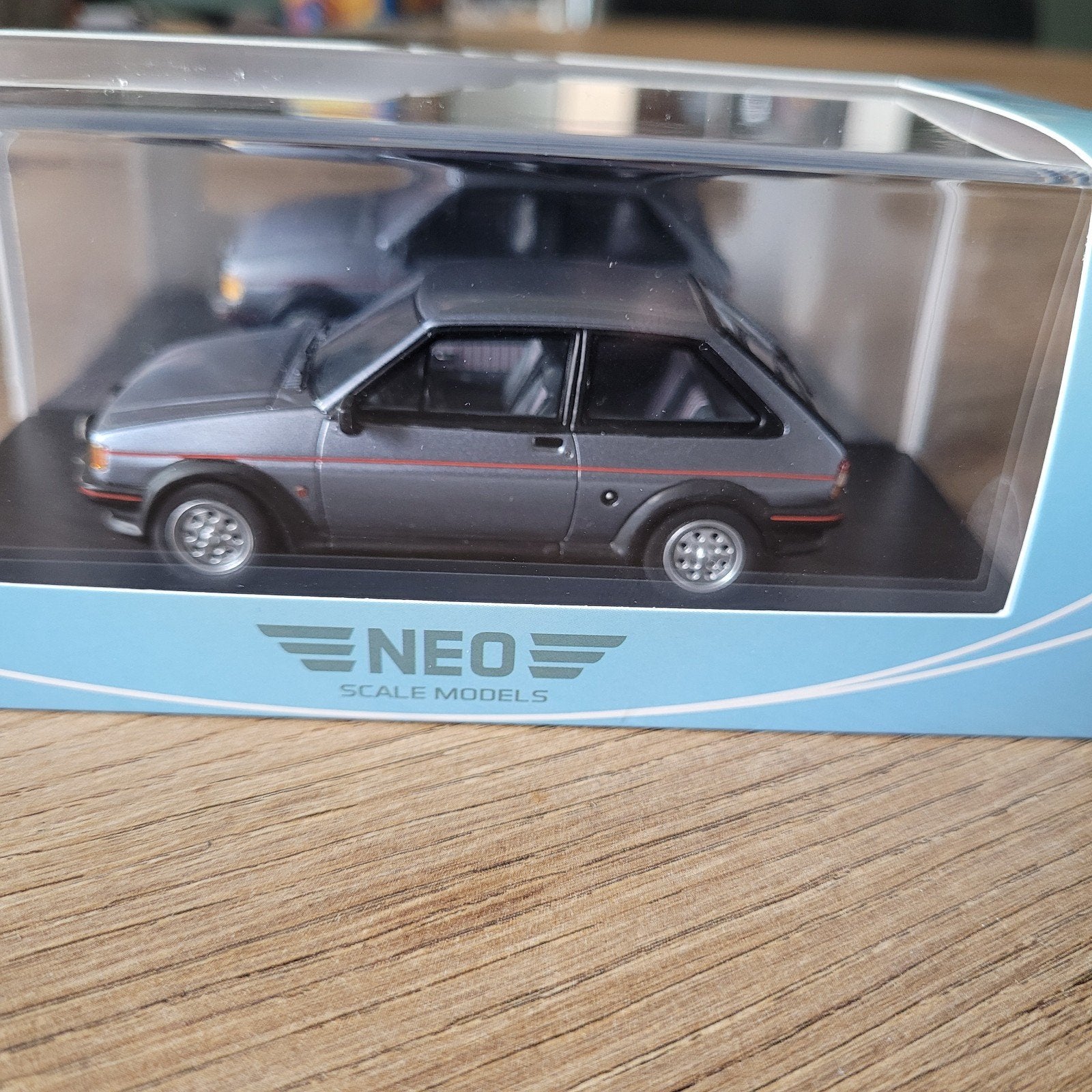 Ford Fiesta xr2 1/43 neo46007, Hobby en Vrije tijd, Modelauto's | 1:43, Ophalen of Verzenden, Nieuw, Auto, Overige merken