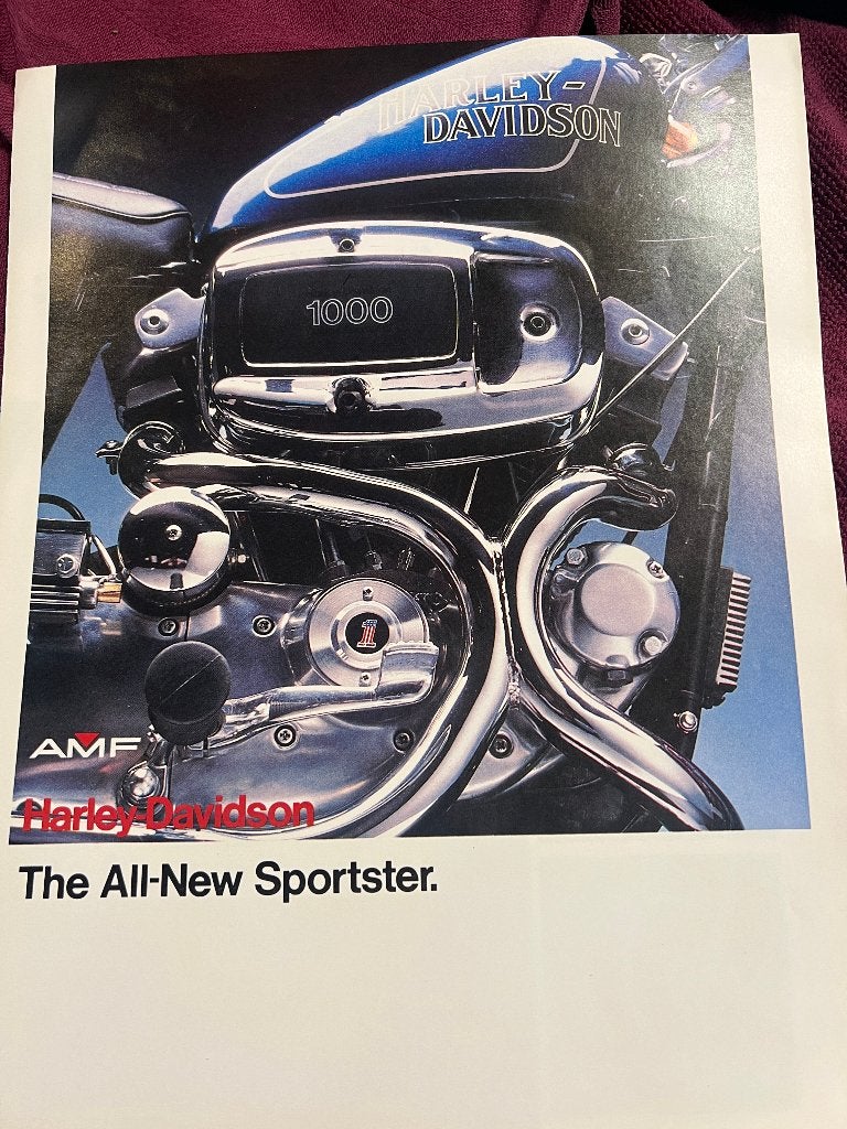 AMF Harley-Davidson Sportster tank 1978, Motoren, Onderdelen | Harley-Davidson, Ophalen, Gebruikt