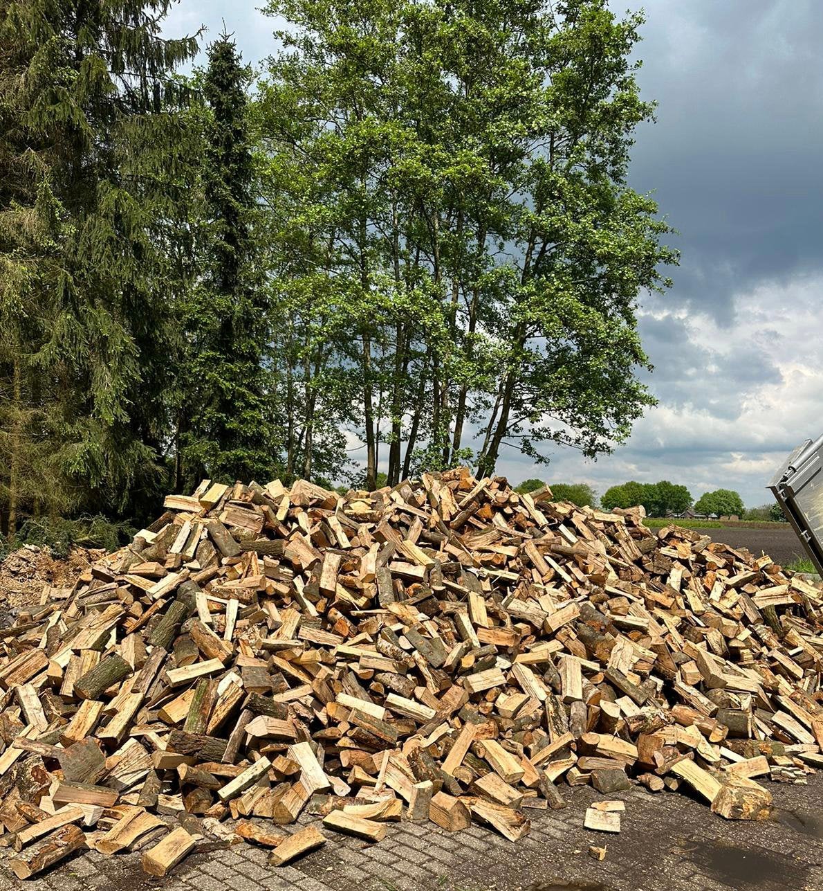 Droog!! Beuk, eik, es haardhout mix, 6 m³ of meer, Ophalen of Verzenden