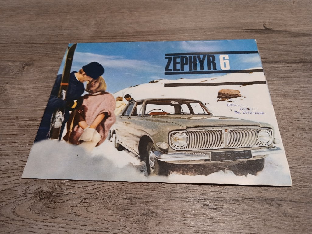 Ford Zephyr 6 Brochure, Ophalen of Verzenden, Zo goed als nieuw, Ford