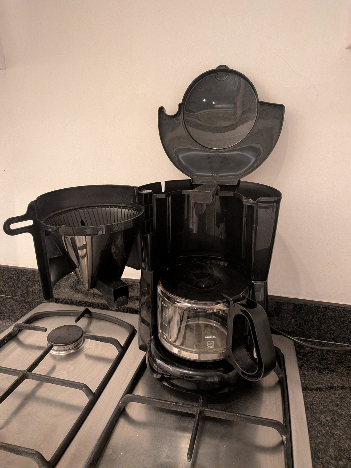 Philips Daily Collection Koffiezetapparaat – Zwart
Nette en, 10 kopjes of meer, Ophalen, Zo goed als nieuw, Koffiemachine