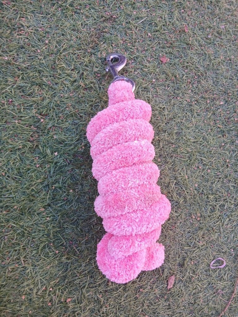 halstertouw roze gilitter bond, Dieren en Toebehoren, Ophalen, Overige disciplines, Met strass/glitters, Zo goed als nieuw