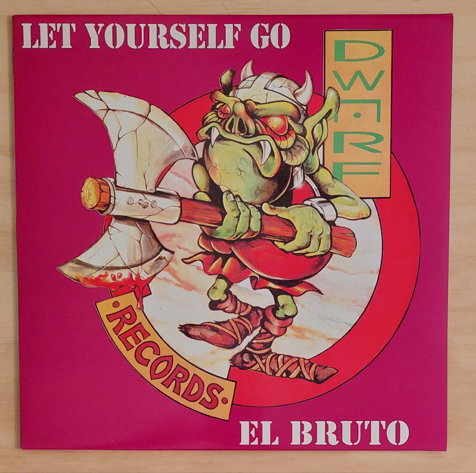 El Bruto - Let Yourself Go (Dwarf Records Hardcore Vinyl), Hardcore, Ophalen of Verzenden, Zo goed als nieuw, EP