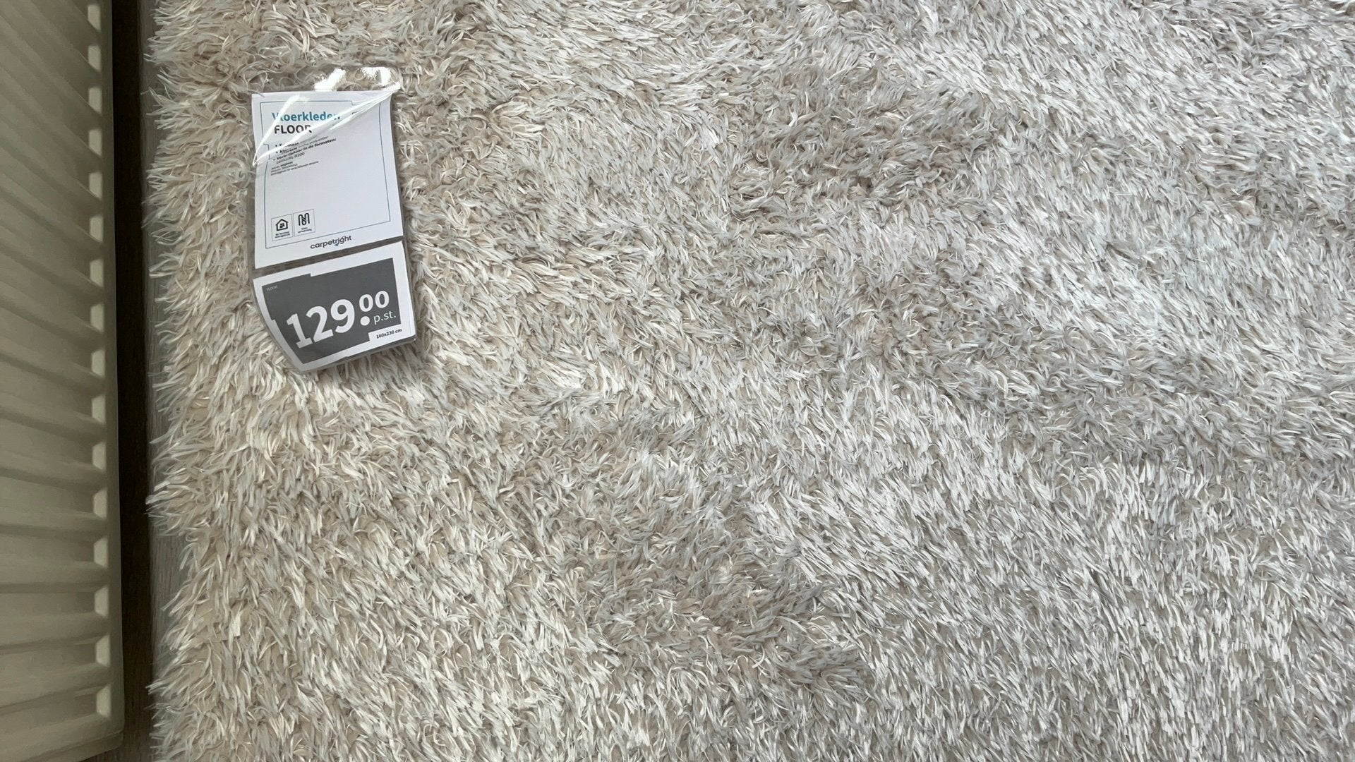 Nieuw Carpetright Floor vloerkleed 1.60 m bij 2.30 m, Ophalen, 150 tot 200 cm, Crème, Rechthoekig