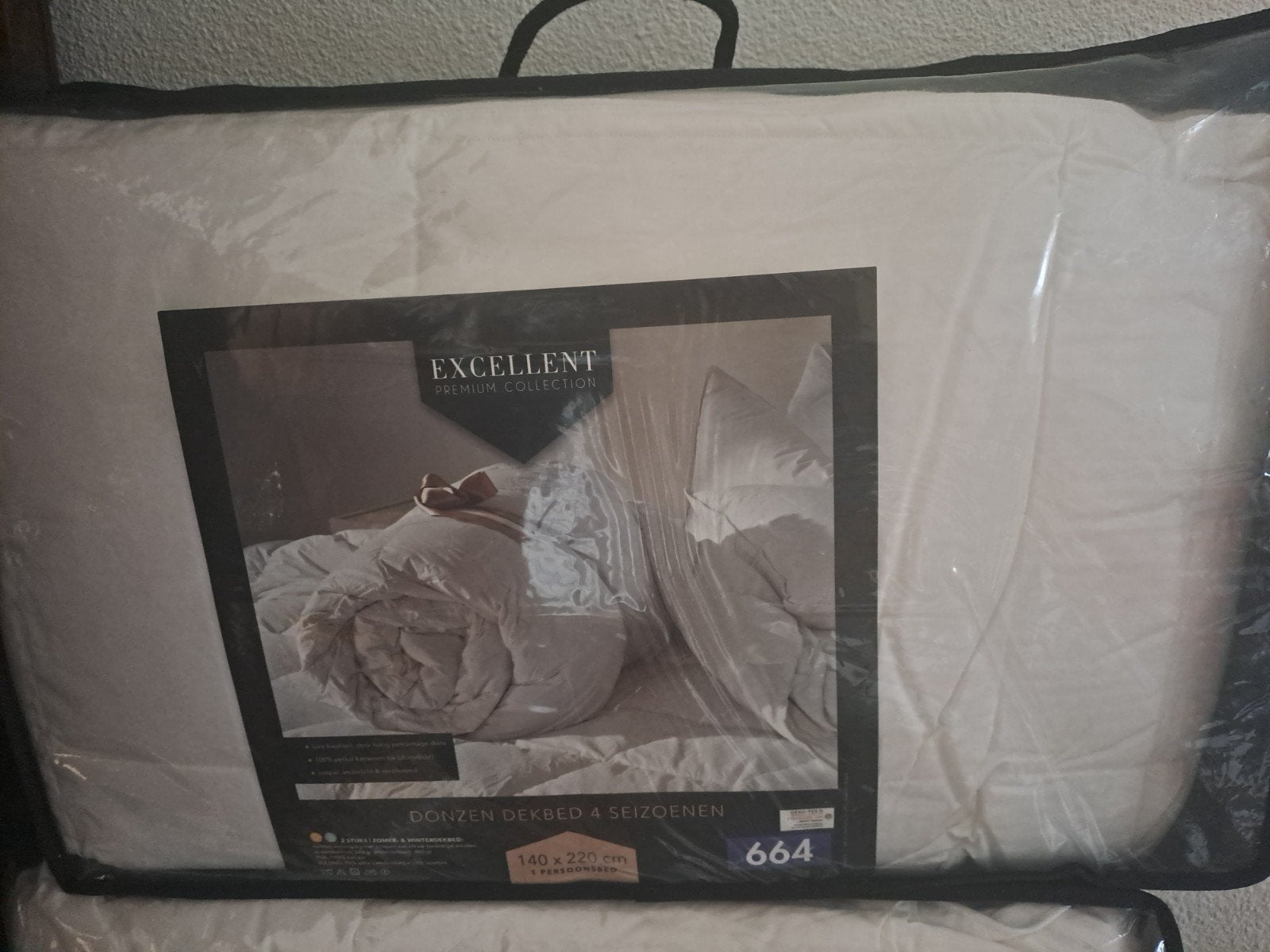Nieuw Excellent Donzen Dekbed 4 Seizoenen 140x220 cm, Huis en Inrichting, Slaapkamer | Beddengoed, Ophalen of Verzenden