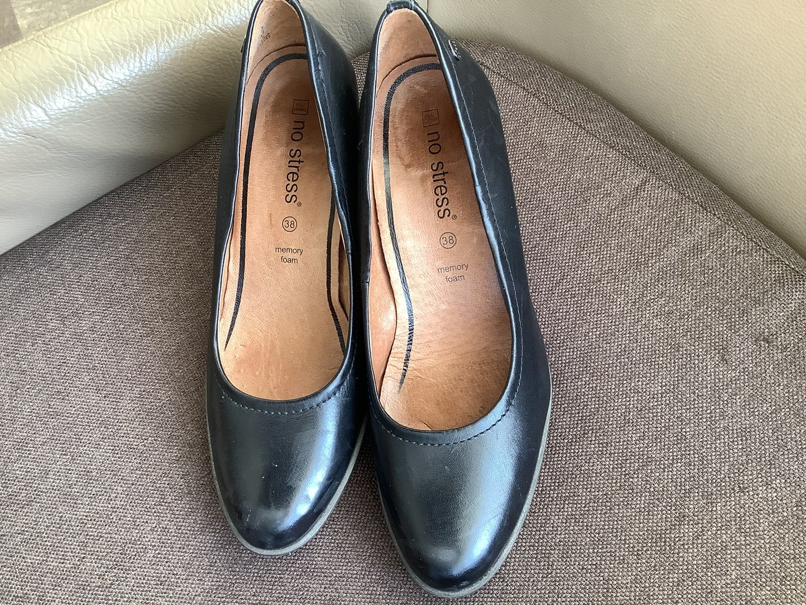 Dames Pumps merk No Stress maat 38, Ophalen of Verzenden, Zo goed als nieuw, Zwart