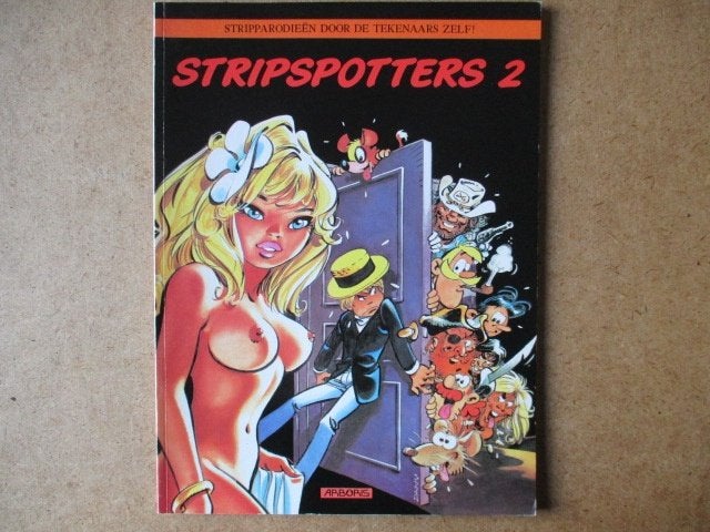 adv7644 parodie reeks - stripspotters 2, Eén stripboek, Ophalen, Gelezen