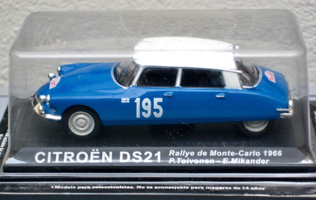 Citroen DS 21 winnaar Rally Monte Carlo 1966 Altaya 1:43, Ophalen of Verzenden, Nieuw, Auto, Overige merken