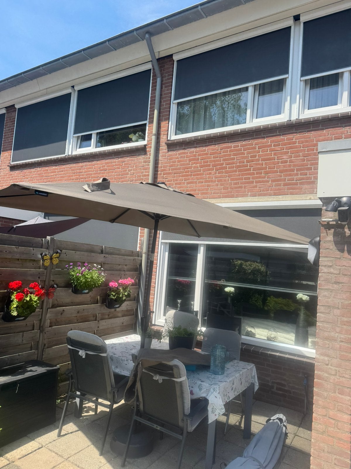 Nieuwe parasol zonder voetstuk cm x200 cm, Tuin en Terras, Zonneschermen, Ophalen, Nieuw