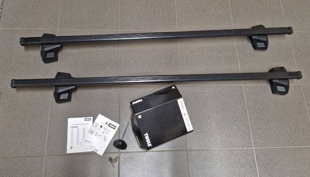 Set Thule dakdragers / flush rails Ford Galaxy, als nieuw!, Ophalen, Zo goed als nieuw
